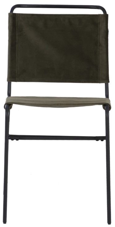 Powell® Wade Black/Green Dining Chair-3