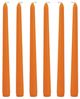 A & B Home Orange Unscented Soy Wax Taper-0