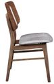 New Classic® Home Furnishings Oscar Dark Gray/Walnut Dining Side Chair-3