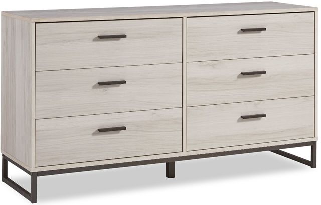 Signature Design by Ashley® Socalle 5-Piece Light Natural Full Platform Bed Set-2