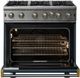 Viking® 5 Series 36" Squall Pro Style Gas Range-1