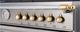 Bertazzoni Collezione Metalli Heritage Series Gold Range and Hood Decor Set-1