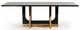 VIG Furniture A&X Padua Black/Rosegold Dining Table -1