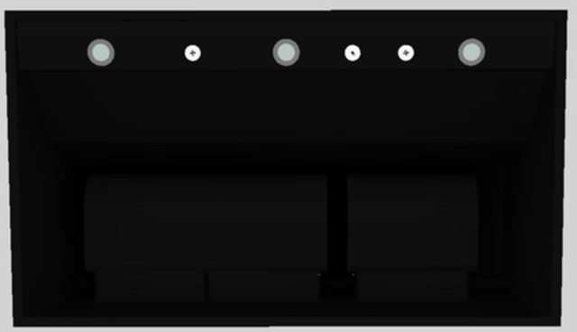 Vent-A-Hood® 42" Black Wall Mounted Range Hood-3