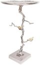 A & B Home Silver Tree Branch Side Table-0