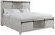 Elements International Scott 4-Piece White King Panel Storage Bedroom Set-2