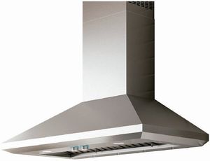 Elica Pro Series Leone 36" Stainless Steel Wall Mounted Range Hood Front view of the Elica Pro Series Leone 36" Stainless Steel Wall Mounted Range Hood