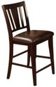 Furniture of America® Edgewood 2-Piece Espresso Counter Chair Set-0