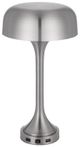 Cal® Lighting & Accessories Mushroom Brushed Steel Desk Lamps-2