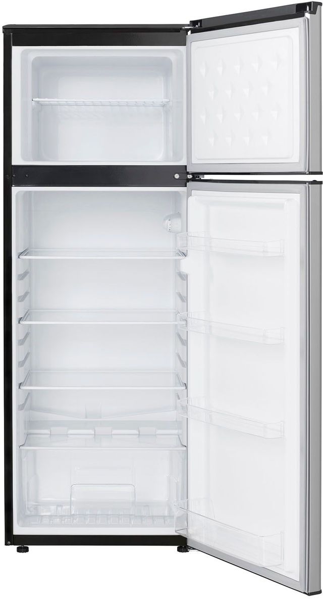 Danby® 7.3 Cu. Ft. Black/Stainless Steel Top Freezer Refrigerator-1