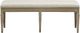 Magnussen Home® Lancaster Dovetail Gray Bench with Upholstered Seat-1