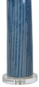 Crestview Collection Knox Textured Blue Table Lamp-1