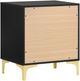 Coaster® Kendall Black/Gold Nightstand-2