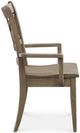 Bassett® Furniture Customizable BenchMade Merrill Oak Dining Arm Chair-1