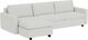 EQ3 Customizable Reva 2-Piece Left-Arm Facing Double Sleeper Sofa Sectional and Storage Chaise with Narrow Arm-1