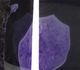 A & B Home Black/Purple Agate Bookends-1