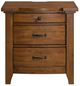 Elements International Gage 4-Piece Chestnut Queen Storage Sleigh Bedroom Set-4