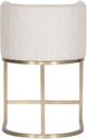Vanguard® Furniture Vanguard Index Porcelain/Satin Brass Counter Stool-2