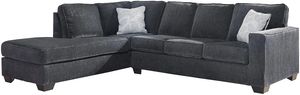 Signature Design by Ashley® Altari 2-Piece Slate Left-Arm Facing Chaise Sofa Sectional