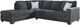 Signature Design by Ashley® Altari 2-Piece Slate Left-Arm Facing Sectional and Chaise-0