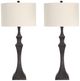 Crestview Collection Nix 2-Piece Bronze Table Lamp Set-0