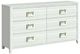 Elements International Tobias White Dresser-0