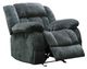 Homelegance® Laurelton Charcoal Manual Glider Recliner-3