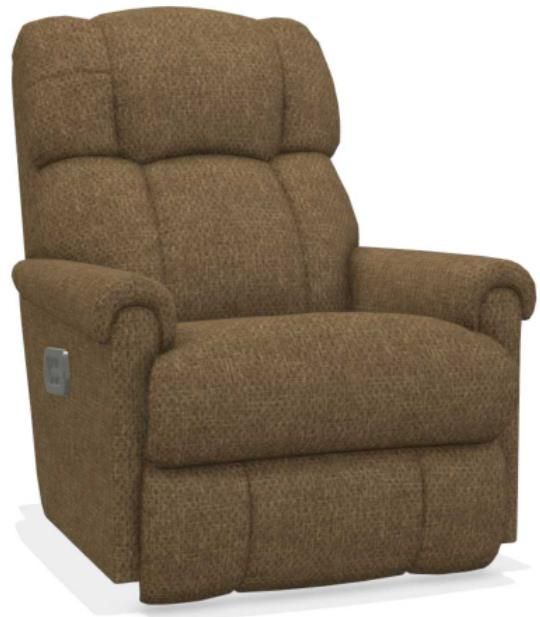 La-Z-Boy® Pinnacle Mink Power Rocking Recliner with Headrest