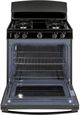GE® 30" Black Freestanding Gas Range-2