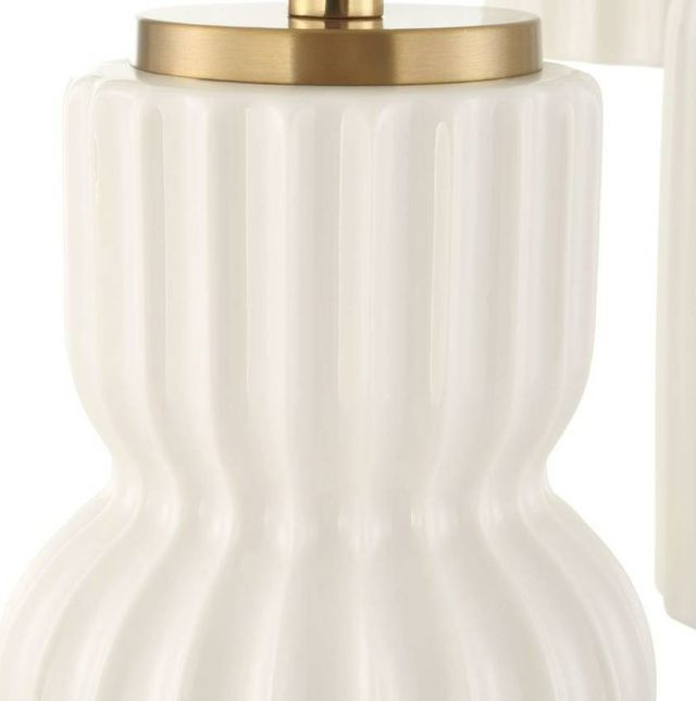 Uttermost® Vanier Warm Brass/White 5-Light Cluster Pendant-4