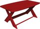 Unwasted® Share Red Plastic Outdoor Coffee Table-0