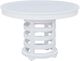 American Woodcrafters Heritage Coast 5-Piece Coastal White Pedestal Dining Table Set-2
