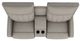 La-Z-Boy® Finley Pewter Leather Manual Wall Reclining Loveseat with Console-4