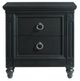 Najarian Furniture Hillside Ebony Oak Nightstand-0