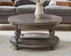 Null Furniture Aria Gray Wash Round Cocktail Table-2