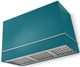 AGA Loge 48" Salcombe Blue Wall Mounted Range Hood with Brushed Brass Trim-0