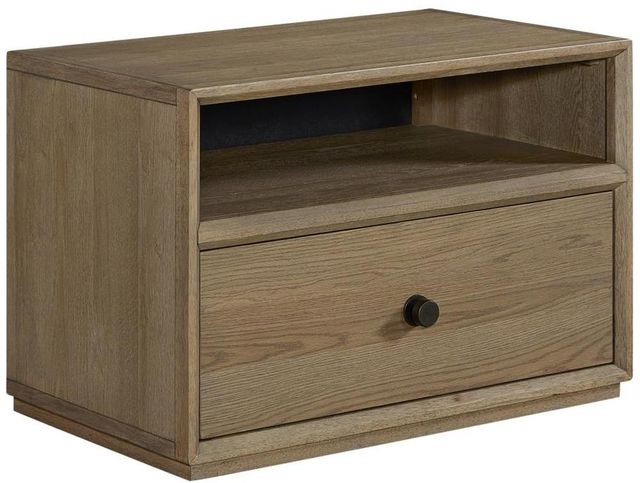 Bernards Linné Wheat Open Drawer Nightstand-3