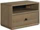 Bernards Linné Wheat Open Drawer Nightstand-3