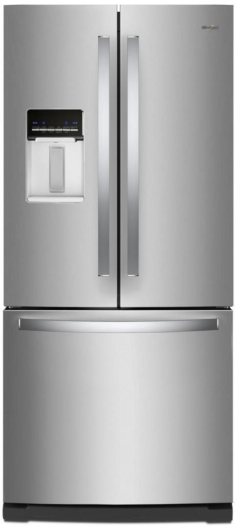 Whirlpool® 30 in. 19.0 Cu. Ft. Fingerprint Resistant Stainless Steel French Door Refrigerator