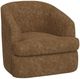 International Furniture Direct Tumbi Cognac Swivel Accent Chair-0