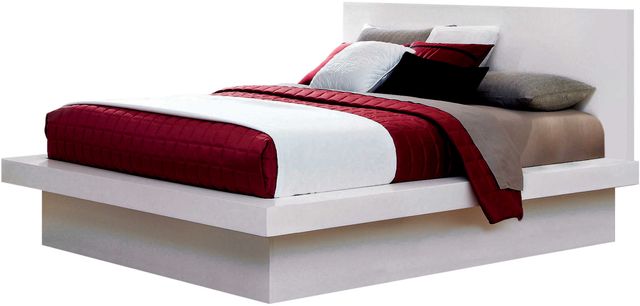 Coaster® Jessica 6-Piece White Queen Panel Bedroom Set with Nightstand Panels-1