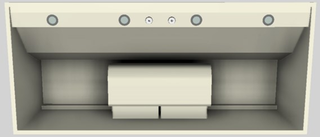 Vent-A-Hood® 54" Biscuit Wall Mounted Range Hood-3