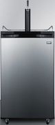 Summit® 4.9 Cu. Ft. Stainless Steel Beer Cooler/Kegerator-0