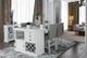 Furniture of America® Sutton 2-Piece Antique White/Gray Counter Stool Set-1