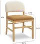 TOV Furniture Calla Cognac Dining Side Chair-2