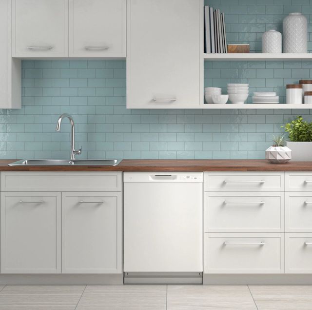 GE® 24" White Built In Dishwasher-6
