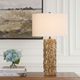 Uttermost® Echo Antiqued Metallic Gold Lamp-1