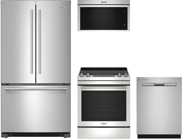 Maytag® 4 Piece Fingerprint Resistant Stainless Steel Kitchen Package