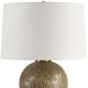 Uttermost® Rya Brown Table Lamp with Antique Brass Accent-2