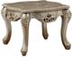 ACME Furniture Ranita Marble Top End Table with Champagne Base-0